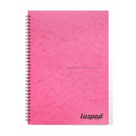 Luxpad 120 Page A4 FSC Wirebound Notebook with Durable Pressboard Covers [Single, Assorted Color]