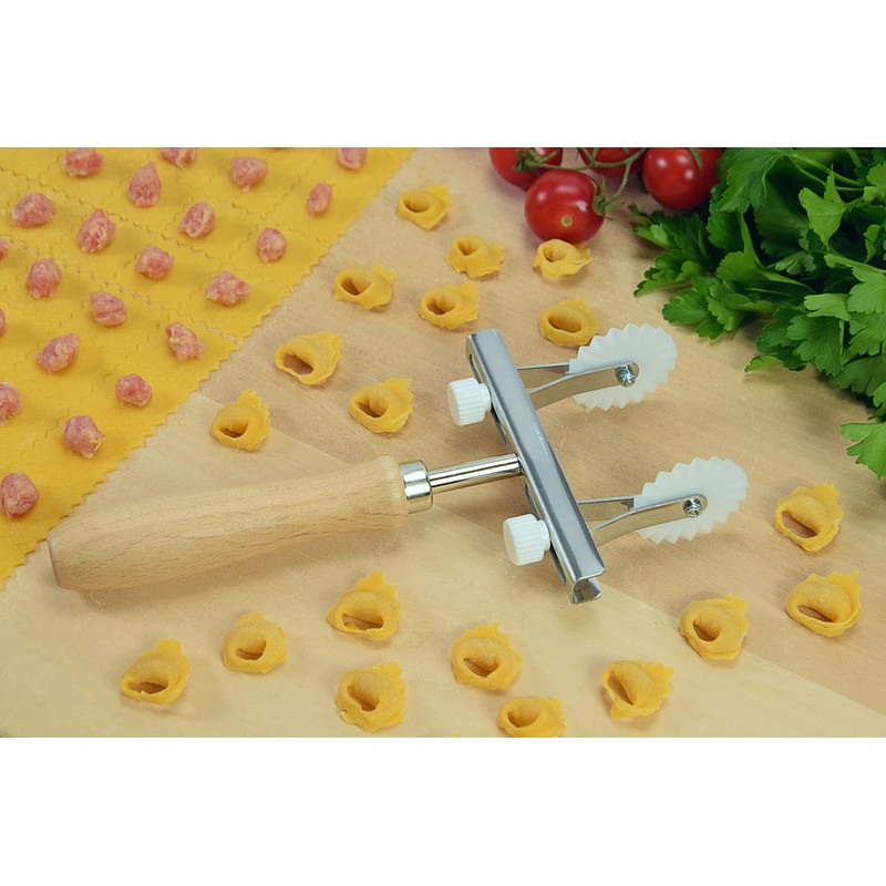 ELETTRO CENTER Cutter Blades dentate Adjustable, Pom, White