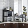 DOLALIKE Microwave Oven Rack, Expandable Microwave Stand Countertop Kitchen Utensils