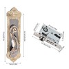 Door Handle Lock Silent Lock Bearing Safety Lever Handle Reversible