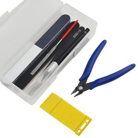 BGTXINGI 13Pcs Modeler Basic Tools Craft Set Gundam Model Tool Assemble Car Model Hobby Building Repairing and Fixing DIY Craft Kit with Plastic Box