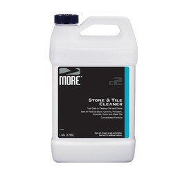 MORE - Stone & Tile Cleaner - Grout & Floor Cleaner for Natural Stone, Marble, Concrete, Ceramic, & Porcelain - Water-Based Grout Cleaner for Tile Floors - Concentrated Formula - pH Neutral - 128oz