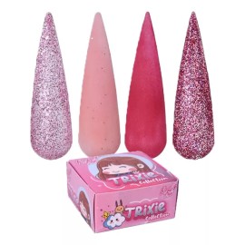 Rebel Pink Trixie De Rebel Pink Coleccion De 4 Acrilicos