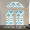Unbranded 3D Stained Glass Window Film Privacy UV Block 17.71x39.4