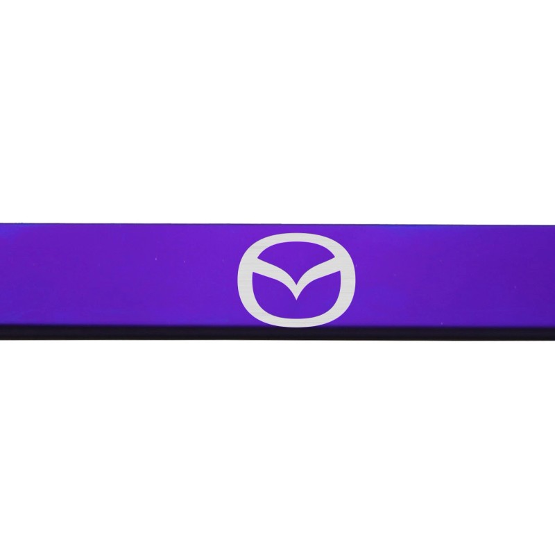 KA T304 Candy Purple License Plate Frame Stainless Steel Silver