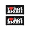 2 Pcs I Love Hot Moms Funny Emblem Patch Tactical