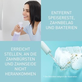 Panasonic Series 300 Oral Irrigator EW-DJ26-V303 Dental Irrigator Cordless 200ml IPX7 2 Standard Nozzles 5 Water Pressure Levels Travel Accessories Purple