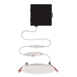 Ultra Slim 4 in. Color Selectable New Construction and Remodel Canless Recessed Integrated LED Kit