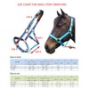 T TEKE Adjustable Horse Halters by Heavy Duty Soft Nylon,