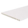 ALINK 100 White Paper Straws Bulk, Biodegradable Drinking Straw for