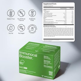 Immunocal Booster® Original – Suplemento Alimenticio, Más de 50 Frutas y Verduras, Selenio + Sulforafano (Activador de Nrf2) | Sin Gluten, Sin Azúcar 