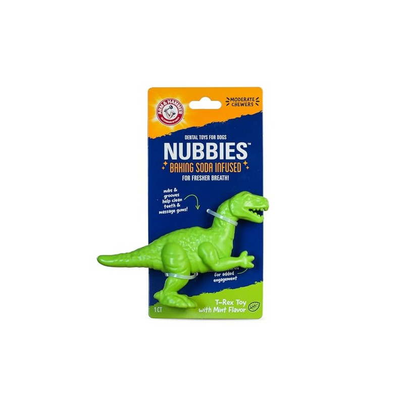 Fetch For Pets Arm Hammer Control de sarro Hueso-Tyrannosaurus Rex