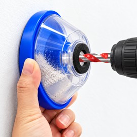 Electric Drill Dust Collector for Wall Drilling – Clear Dust Catching Cup for Cleaner Home Improvement Projects