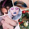 DIY Glitter Makeup Set with Stencil Designs - Applicable for