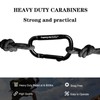 6PCS Carabiner Clip - Heavy Duty Iron Carabiners 800lbs Carabeaner