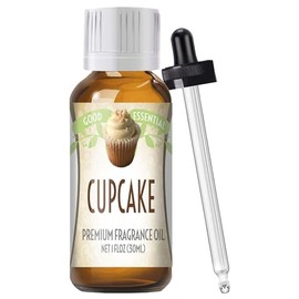Good Essential Professional Cupcake Fragrance Oil 30ml (1 fl oz) for Diffuser, Candles, Soaps, Lotions, Perfumes - Scented Oil for Candle & Soap Making