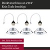 Paulmann 92113 Recessed Light Set of 3 Rigid Round 90