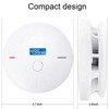 3 Pack 10 Year Battery Operated Smoke Detector and Carbon