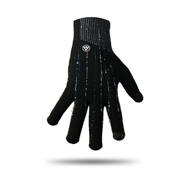 Verjari® Waterproof and Breathable Gloves for Men and Women, Ideal for Outdoor Sports such as Cycling, Mountain Hiking, Running, Golf, Made of Merino Wool (Black, M)