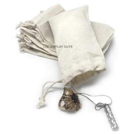 12-Pack extra-thick 2x3 Pure Cotton Canvas Muslin Bags with Drawstring, Reusable Washable All Purpose Pouches by The Display Guys