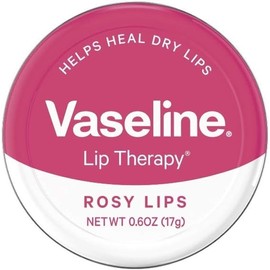 Vaseline Lip Therapy® Rosy Lips, Bálsamo Labial, Ayuda a Sanar Labios Secos, 17g (paquete de 1)