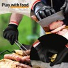 Janmercy 200 Pcs Disposable BBQ Nitrile Gloves with 4 Pairs