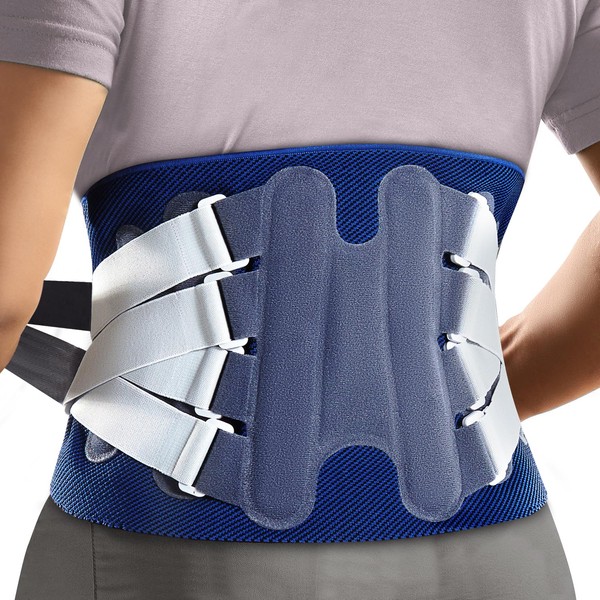 NEENCA Back Support Brace, Adjustable Lumbar Support for Pain Relief