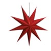 Illuminated 5-Point Star in White - 60 cm Paper Star,