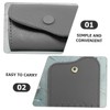 SAFIGLE 16Holes Nail Drill Bits Holder Portable Storage Bag for