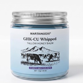 GHK-Cu Copper Peptide & Tallow Honey Balm – Nourishing & Renewing Face and Body Cream for Skin Revival, with Grass-Fed Tallow & Manuka Honey