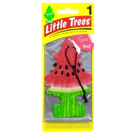 LITTLE TREES Car Air Freshener | Hanging Paper Tree for Home or Car | Watermelon