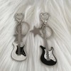 EZB Electric Guitar Charm Keyring | Decorative Keychain Gift Idea
