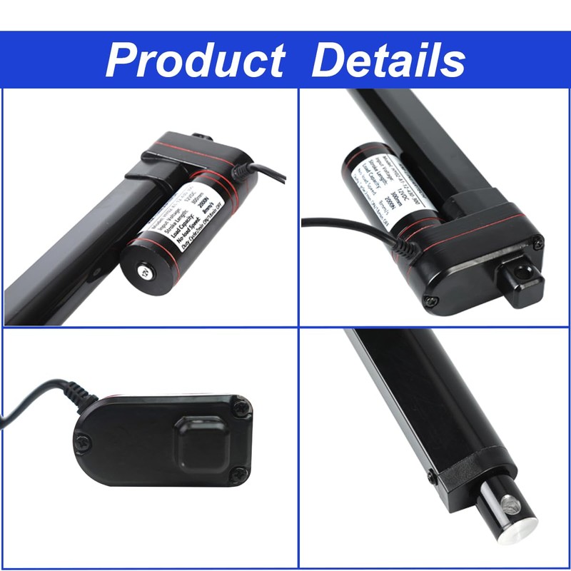 KM-LINEARTECH 16" 440lbs 12V Electric Linear Actuator Motor 16 inch