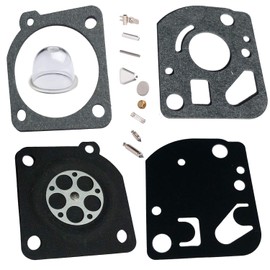 HRuiRed Carburetor Diaphragm Gasket Rebuild Repair Kit for Zama RB-47 Weed Eater Craftsman Blowers Poulan Trimmers C1Q-W11B C1Q-W11C C1Q-W11D C1Q-W11E C1Q-W11F C1Q-W11G C1U-W12 C1UW12A