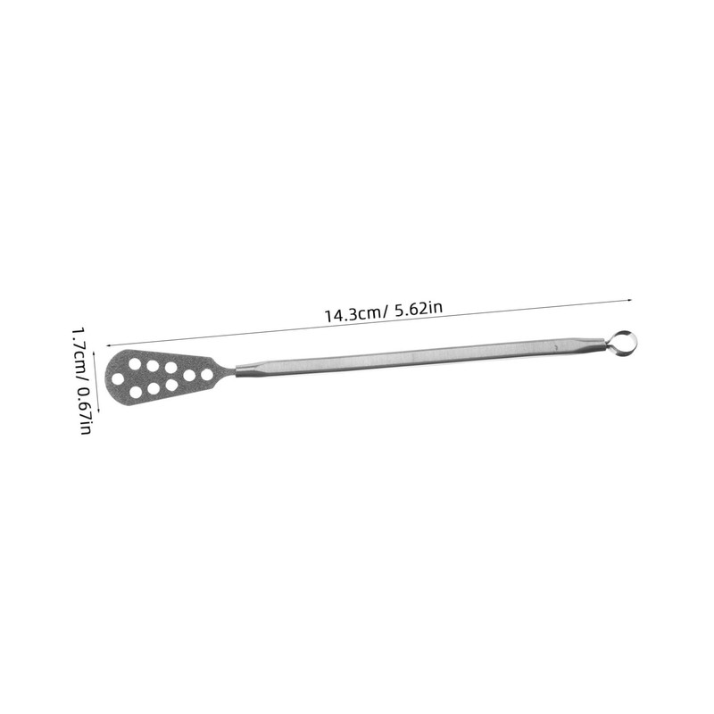 Healeved Stainless Steel Double- Foot File for Heel Exfoliation Manual