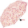 Benetton Pocket Umbrella Super Mini Dots, Hearts Pink, 95 cm