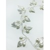 QUUPY Bridal Wedding Hair Vine Crystal Bride Head Piece Leaf