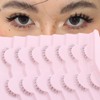outopen 7 Pairs Bottom Lashes Japanese Manga Style False Eyelashes