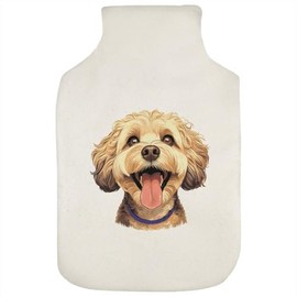 'Happy Cockapoo' Hot Water Bottle Cover (HW00037402)