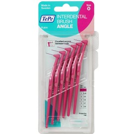 TePe Interdental Brush Size 0 0.4 mm Angle - 4 Pieces, Total 24
