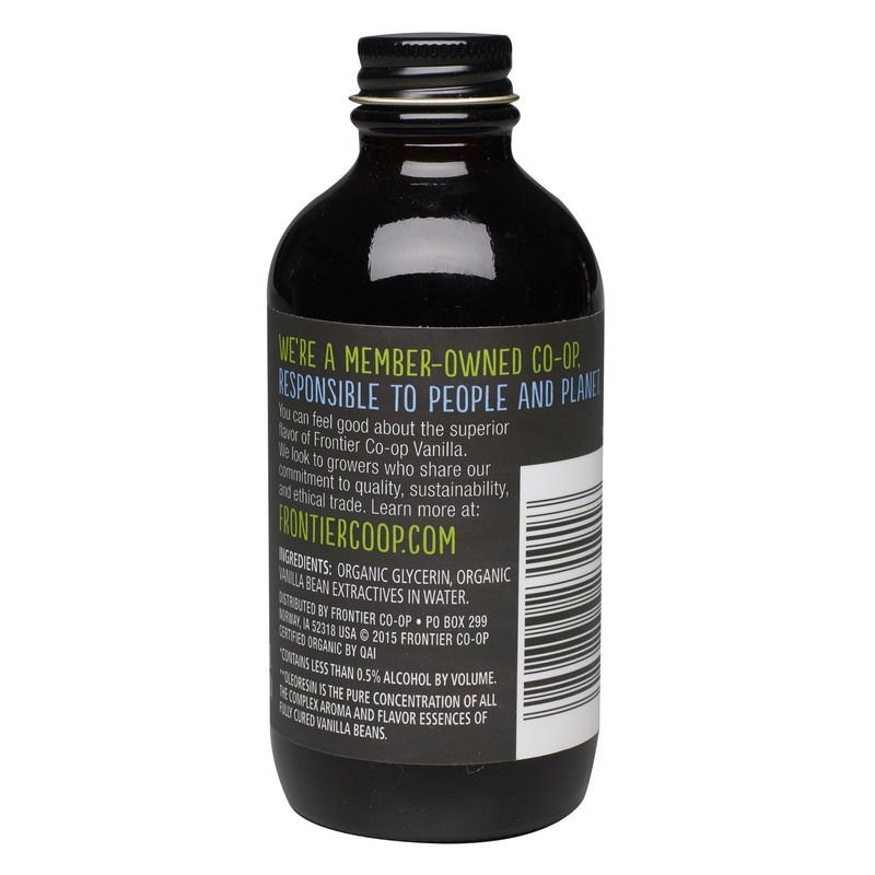 Frontier Organic Vanilla Flavoring, 4 Ounce