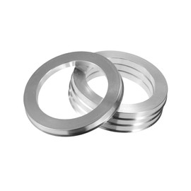 Hihaha 4pcs OD 106.1mm to ID 78.1mm Aluminum Alloy Car Hub Centric Rings Wheel Bore Center Spacer Durable Material