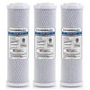 Hydronix HX-CB-25-1010/3 Reverse Osmosis & Drinking Filter Nsf Coconut Carbon