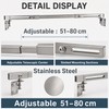 Undermount Sink Support Bracket for Kitchen Installation - Adjustable Stainless