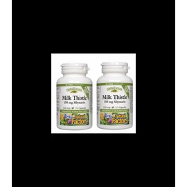 Natural Factors [2 for Deal] HerbalFactors Milk Thistle, 120 Capsules