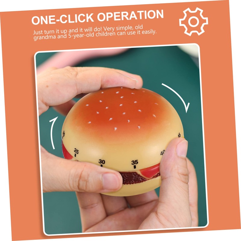 Ciieeo 1pc Mechanical Timer Reminder Tool for Cooking Study Home