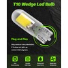 Alopee 10 Pack T10 Led Bulb White 6500K DC 12V