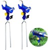 2 Pack Heavy Duty Thick Metal Catfish Rod Holder, Bank