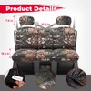 KEMIMOTO UTV Seat Covers Camo, Waterproof Repellent UTV Seat Cover