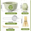 STORICANS Premium Matcha Tea Set with Bamboo Whisk, Ceramic Bowl,